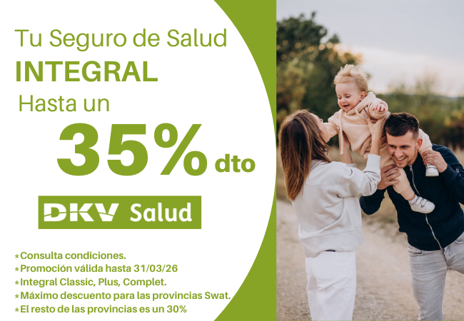 Hasta un 35% de descuento en tu Seguro de salud Integral – DKV