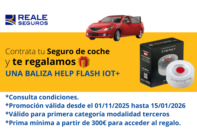 BALIZA HELP FLASH IOT Seguro de coche- REALE