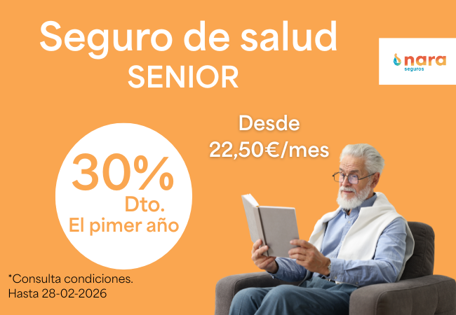 30% de descuento SALUD SENIOR- Nara