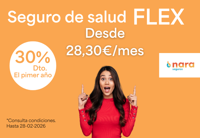 30% de descuento SALUD FLEX- Nara