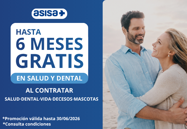 Hasta 6 meses gratis en tu seguro Asisa Multirramo
