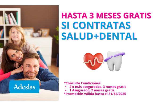 Hasta 3 meses gratis en tu Seguro de salud – ADESLAS