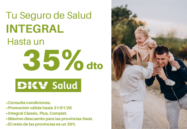 Hasta un 35% de descuento en tu Seguro de salud Integral – DKV