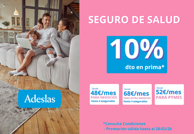 10% de descuento en tu Seguro de Salud para empresas – ADESLAS