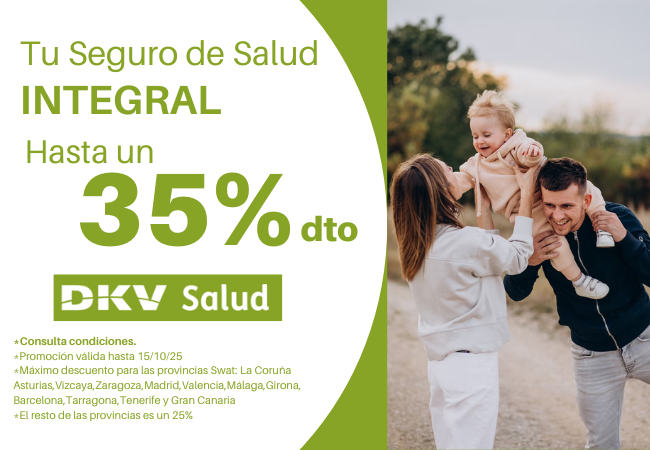 Hasta un 35% de descuento en tu Seguro de salud Integral – DKV